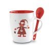 Kubek z łyżeczką 250ml CLAUS Kubek z łyżeczką 250ml CLAUS
