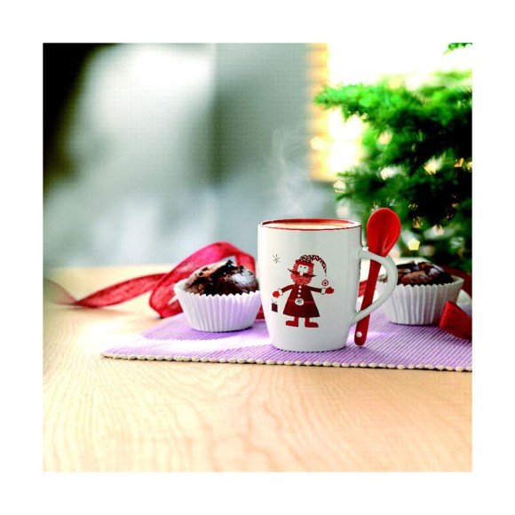 Kubek z łyżeczką 250ml CLAUS Kubek z łyżeczką 250ml CLAUS
