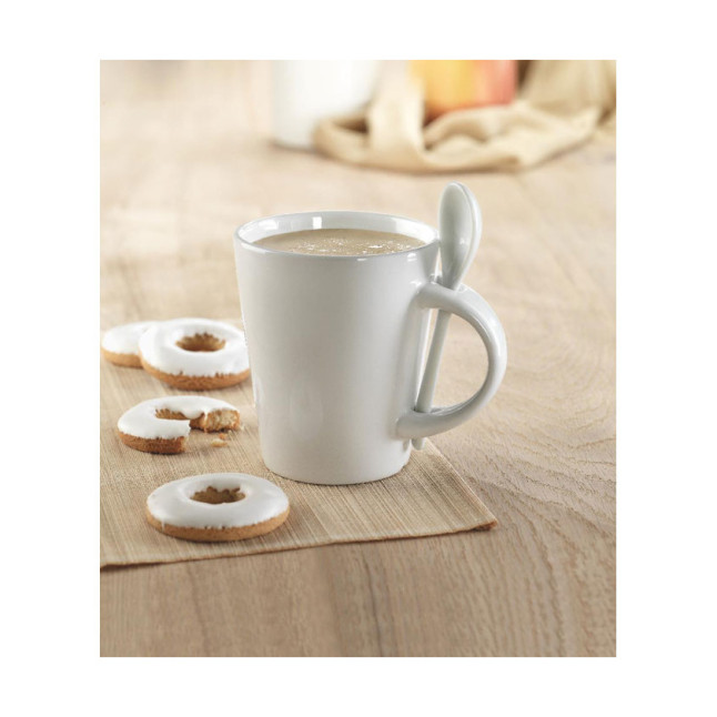 Kubek z łyżeczką SUBLIMKONIK