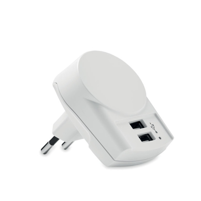 Ładowarka Euro USB (2xA) 12W EURO USB CHARGER 2XA
