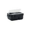 Lunch box ze sztućcami z PP MAKAN Lunch box ze sztućcami z PP MAKAN