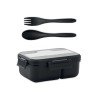 Lunch box ze sztućcami z PP MAKAN Lunch box ze sztućcami z PP MAKAN