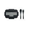 Lunch box ze sztućcami z PP MAKAN Lunch box ze sztućcami z PP MAKAN