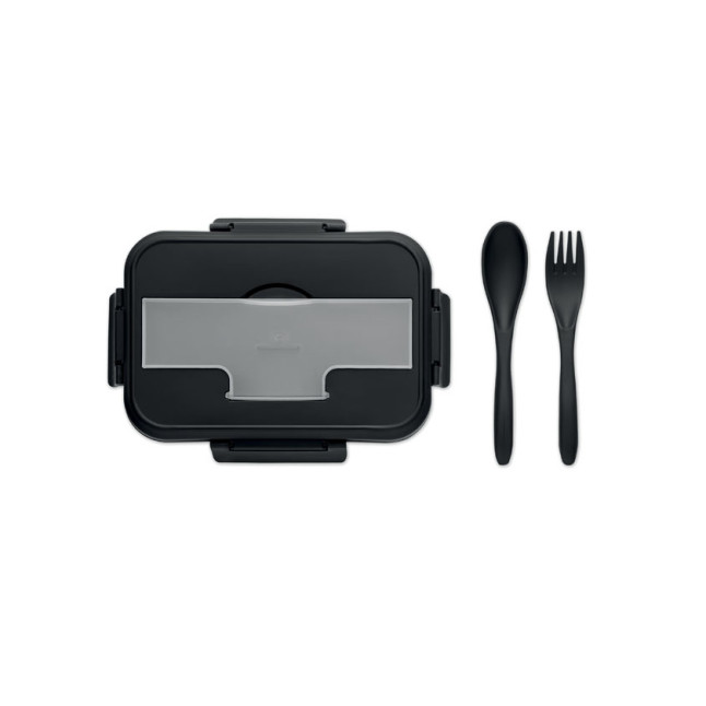 Lunch box ze sztućcami z PP MAKAN
