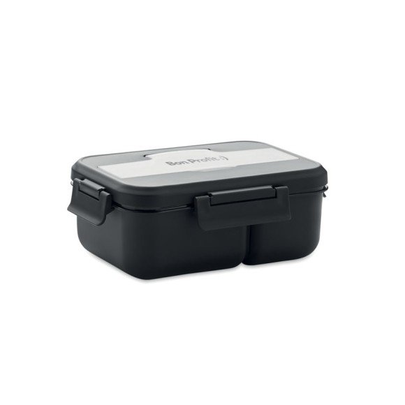 Lunch box ze sztućcami z PP MAKAN Lunch box ze sztućcami z PP MAKAN