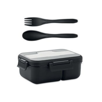 Lunch box ze sztućcami z PP MAKAN