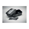Lunch box ze sztućcami z PP MAKAN Lunch box ze sztućcami z PP MAKAN