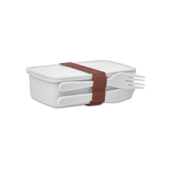 Lunchbox ze sztućcami SUNDAY Lunchbox ze sztućcami SUNDAY