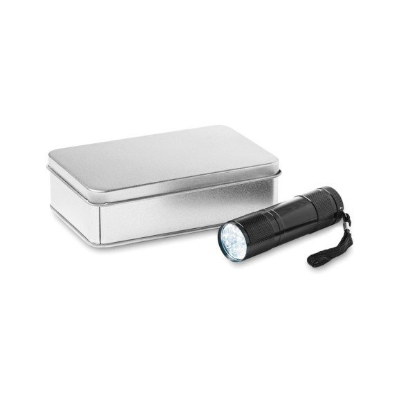 Metalowa latarka z 9 LED LED PLUS Metalowa latarka z 9 LED LED PLUS