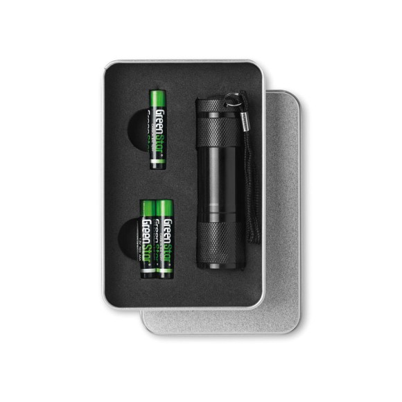 Metalowa latarka z 9 LED LED PLUS Metalowa latarka z 9 LED LED PLUS