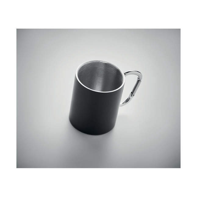 Metalowy dwuścienny kubek300ml TRUMBA