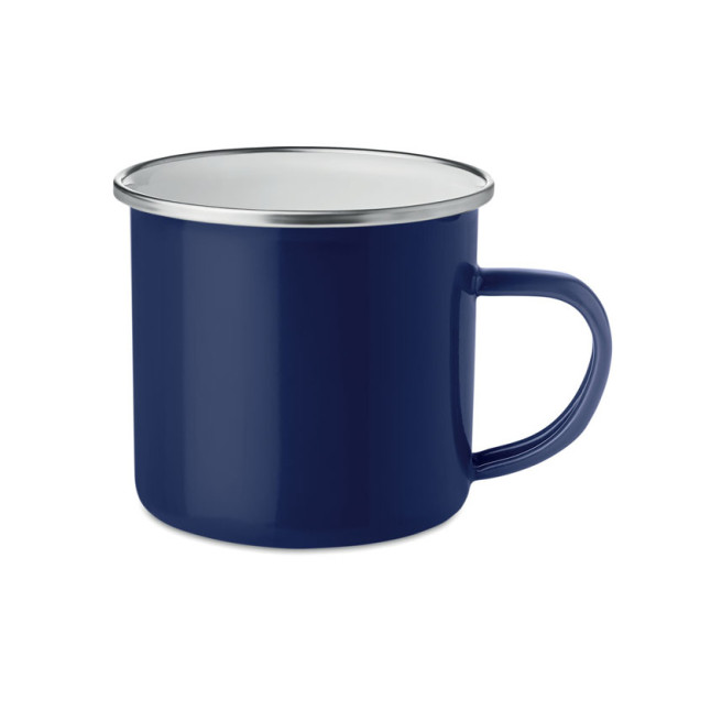 Metalowy kubek, warstwa emalii PLATEADO