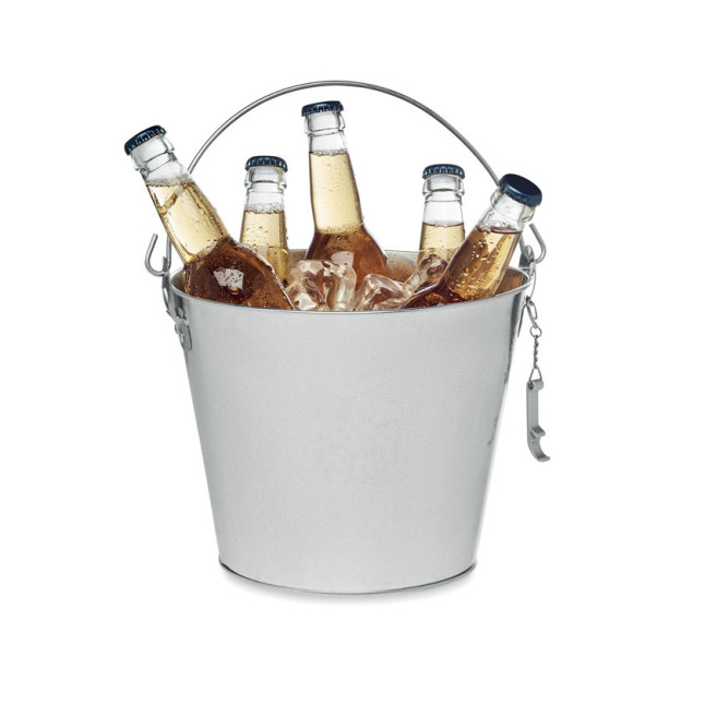 Metalowy kubełek na napoje 4L BUCKY