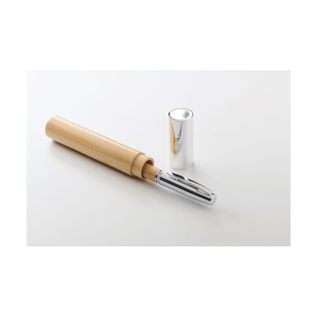 Metalowy wykręcany długopis w t SIDEN