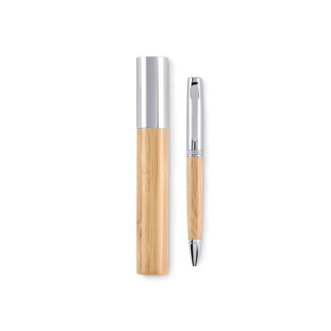 Metalowy wykręcany długopis w t SIDEN