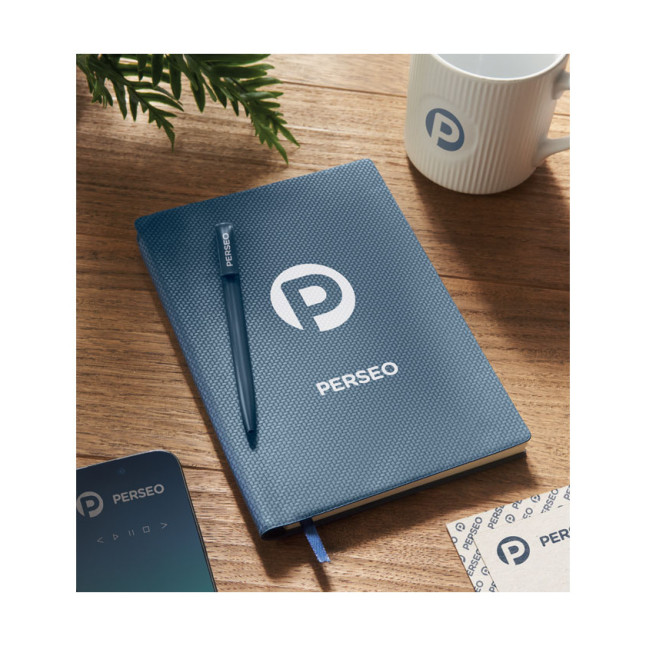 Notatnik A5 PU z długopisem NOTA