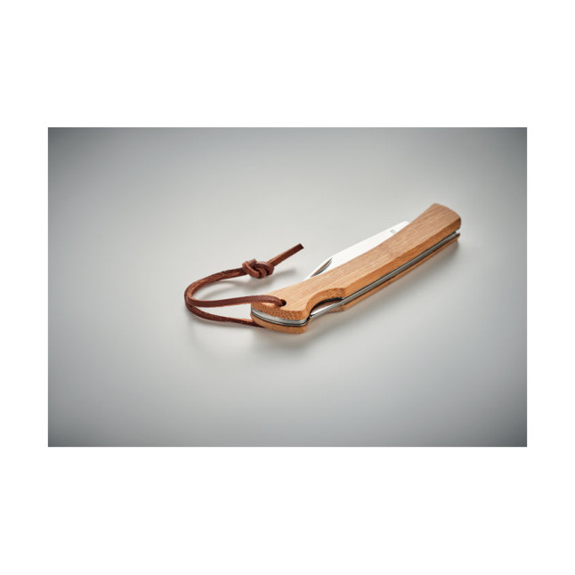 Nóż składany z bambusa MANSAN