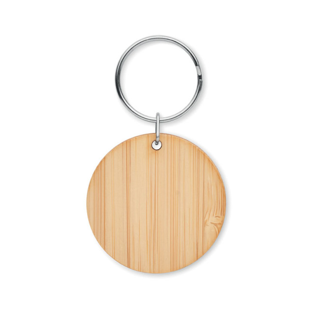 Okrągły bambusowy brelok ROUNDBOO