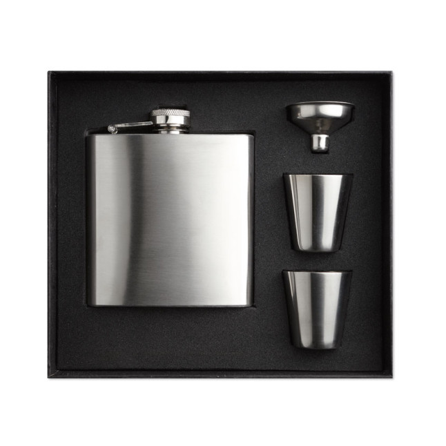 Piersiówka. SLIMMY FLASK SET