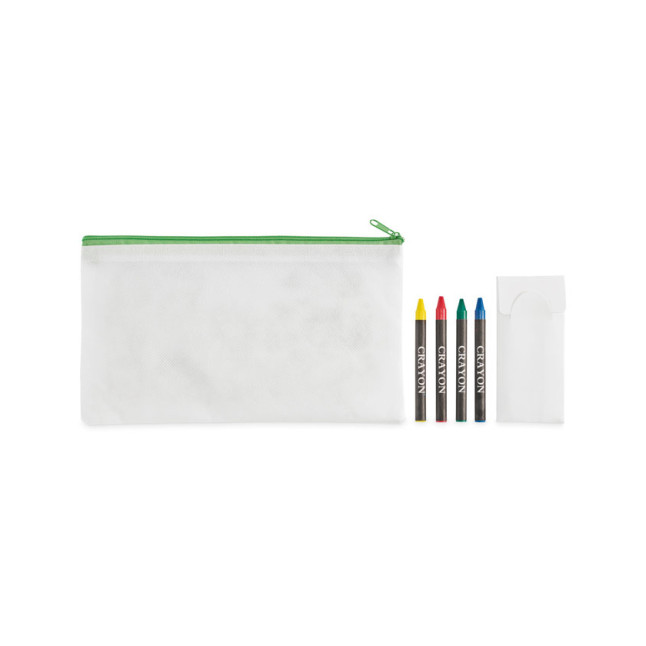 Piórnik z 4 kredkami CRAY