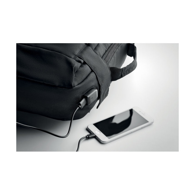 Plecak na komputer z 300D RPET SINGAPORE