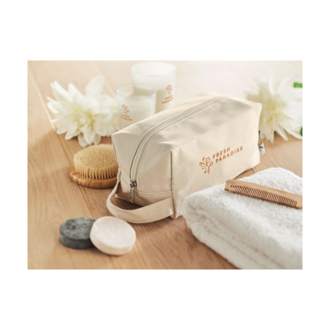 Płócienna kosmetyczka 220gr/m² BIA