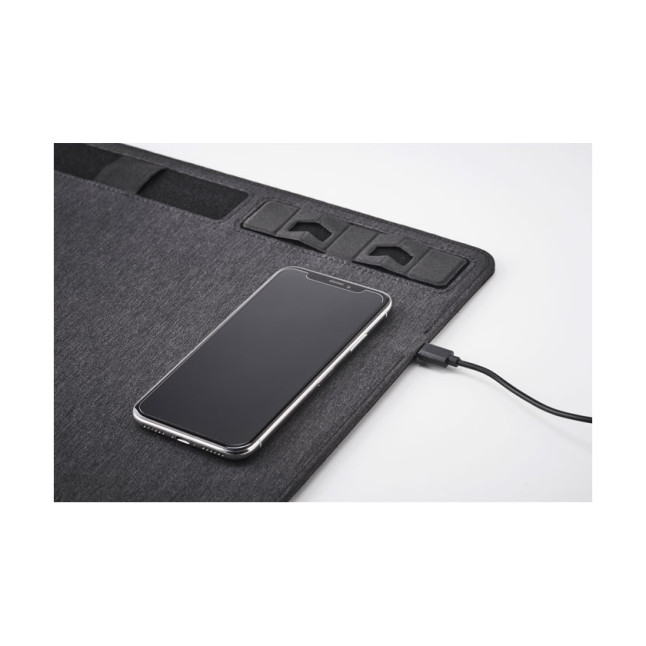 Podkładka RPET z ładowarką 15W SUPERPAD