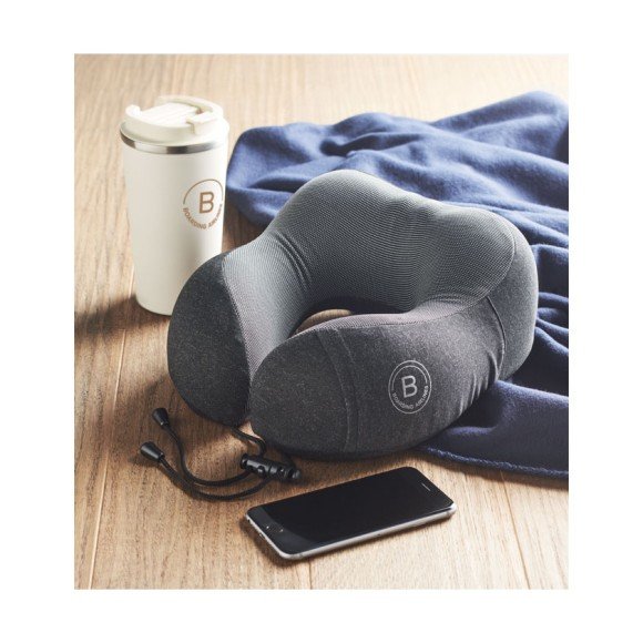 Poduszka podróżna z RPET BANTAL Poduszka podróżna z RPET BANTAL