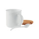Porcelanowy kubek z łyżeczką KENYA