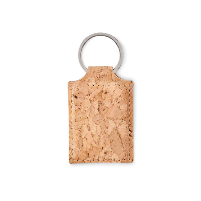 Prostokątny brelok z korka CONCON