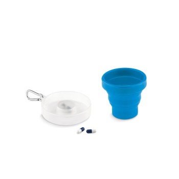 Składany kubek silikonowy CUP PILL
