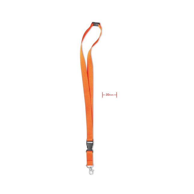 Smycz z metalowym zaczepem LANY