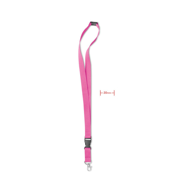 Smycz z metalowym zaczepem LANY