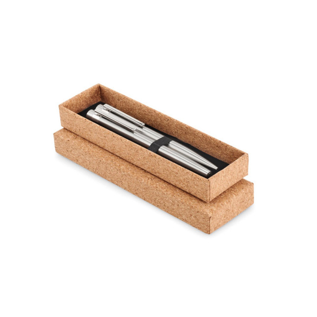 Stalowe długopisy z recyklingu GRAZ SET