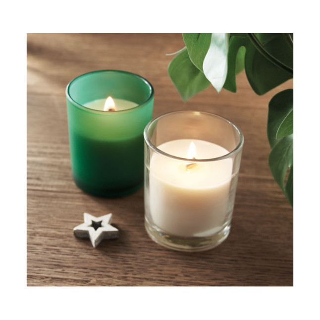 Świeca z wosku roślinnego 80gr KIVAS WOOD