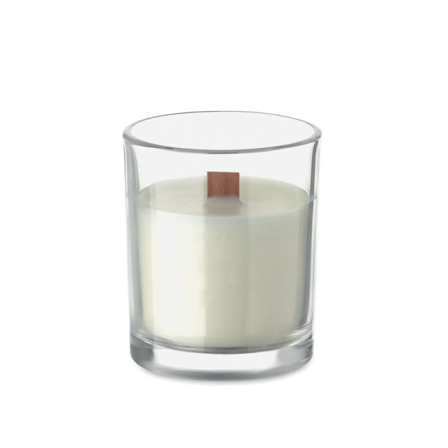 Świeca z wosku roślinnego 80gr KIVAS WOOD