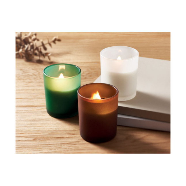 Świeca z wosku roślinnego 80gr KIVAS WOOD