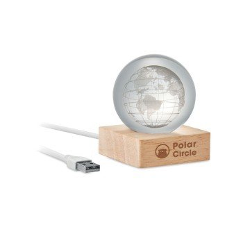 Szklana kula LED GLOBE LIGHT