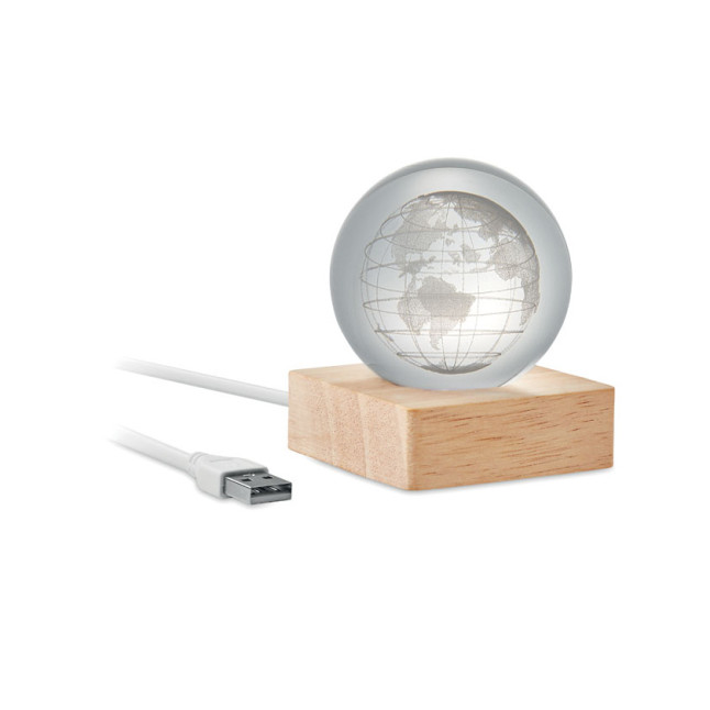 Szklana kula LED GLOBE LIGHT