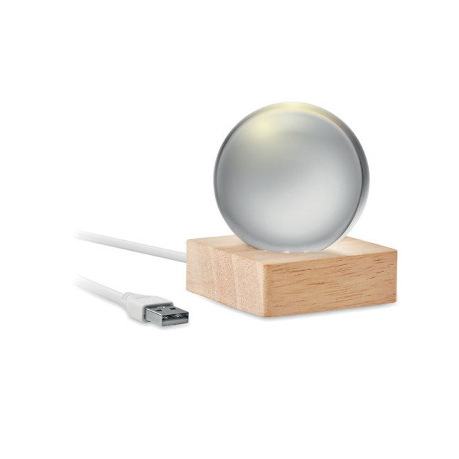 Szklana kula LED LIGHT