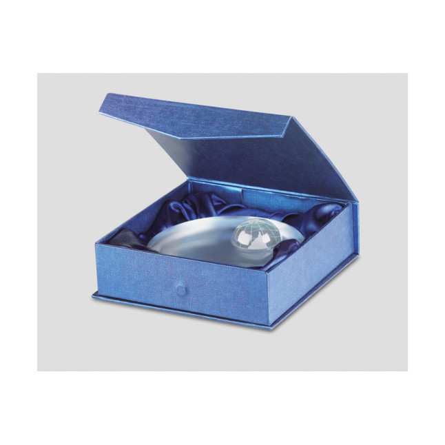 Szklana patera glob MONDAL