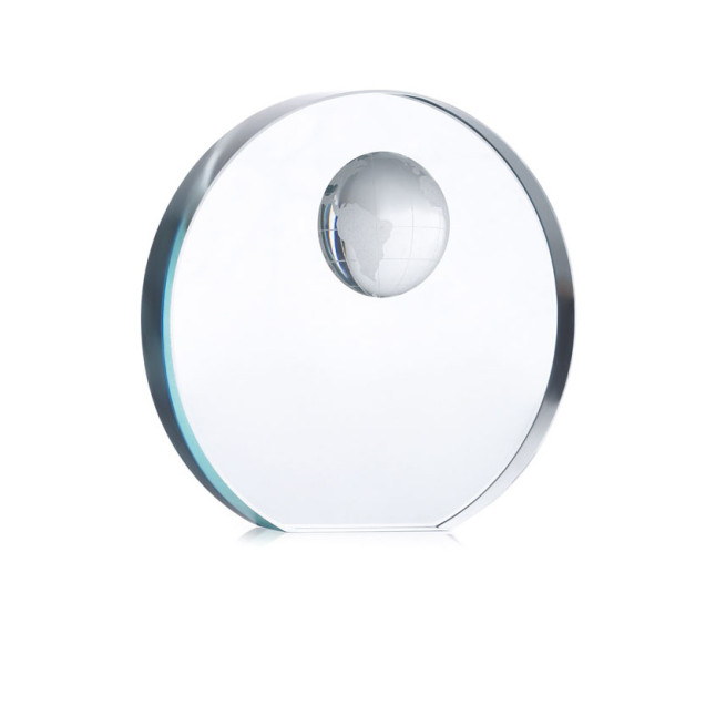 Szklana patera glob MONDAL