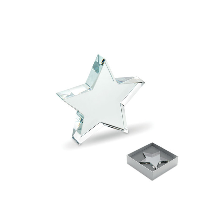 Szklana statuetka gwiazda STARWARD