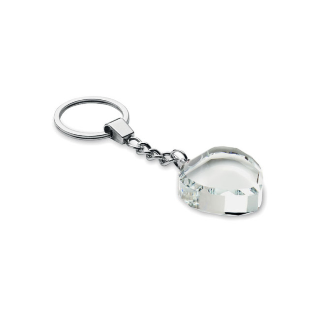 Szklany brelok serce HEARTWARD