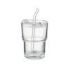 Szklany kubek ze słomką 400ml SIP Szklany kubek ze słomką 400ml SIP