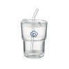 Szklany kubek ze słomką 400ml SIP Szklany kubek ze słomką 400ml SIP