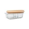 Szklany lunch box z pokrywką TUNDRA 3 Szklany lunch box z pokrywką TUNDRA 3