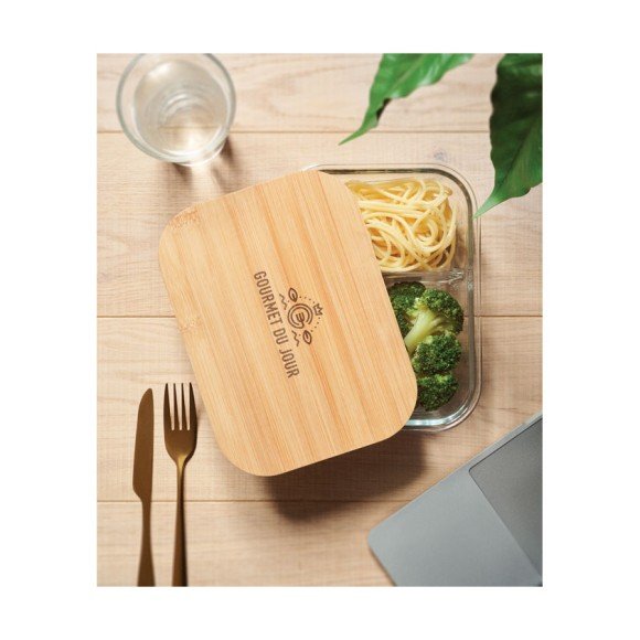 Szklany lunch box z pokrywką TUNDRA 3 Szklany lunch box z pokrywką TUNDRA 3