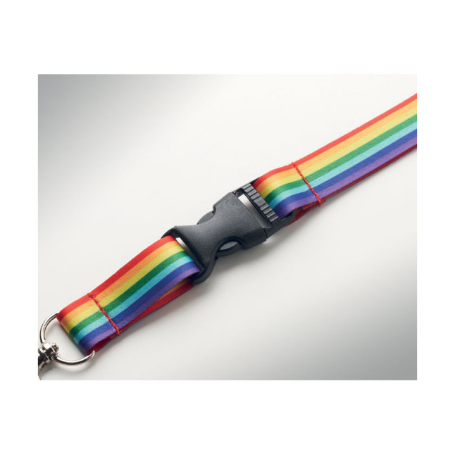 Tęczowa smycz RPET BOWYARD