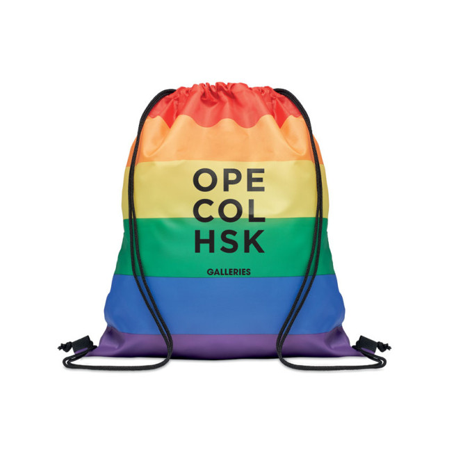 Tęczowa torba na zakupy z RPET BOW